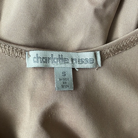 Charlotte Russe Mauve Peplum Sequin Top - Picture 4 of 4